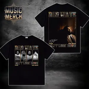 Rod Wave Don't Look Down Tour 2026 Shirt #12, Rod Wave Tour Dates T-Shirt, Double Sided Concert Graphic Tee, Rap Music Merch, Unisex Cotton Shirt, Gift for Fans