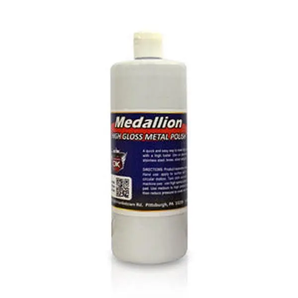 Detail King Medallion High Gloss Chrome & Metal Polish - For Aluminum, Stainless Steel, Restores Gleaming Brilliance, Delivers Stunning Luster