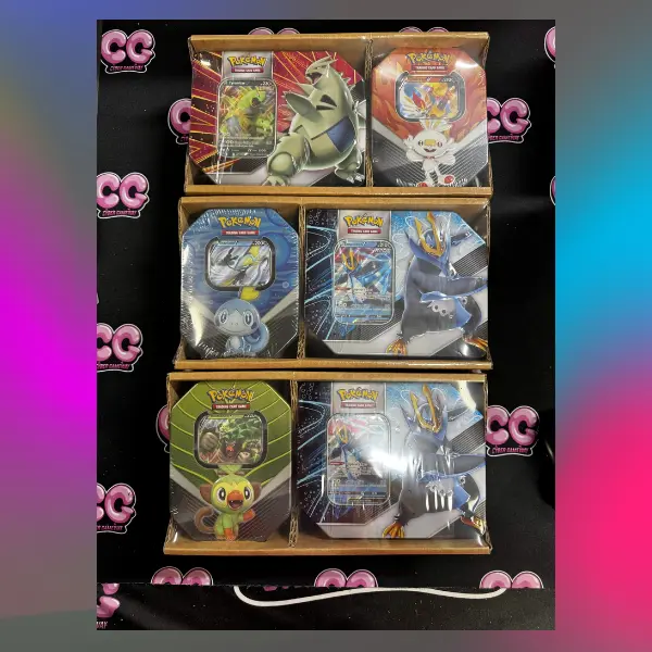 Pokémon UK EXCLUSIVE V-Striker Tin Combo