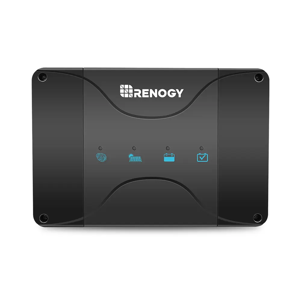 Renogy 12V 30A Dual Input DC-DC On-Board Charger with MPPT, Smart Multi-Stage Charging for Lithium and AGM Batteries in Cars, RVs and Marine Systems