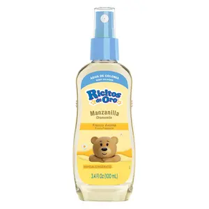 Grisi RICITOS DE ORO Cologne Hypoallergenic 100ml Gentle Fresh Fragrance for Babies Soft Non-Irritating Formula Care Spray Bottles