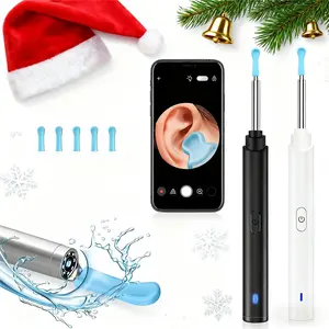 1pc Ear Wax Removal Tool Camera, Ear Cleaner with Light and Camera Ear Wax Cleaner Ear Set Earwax Removal Kit Ear Wax Remover Ear Cleaning Tool Compatible Suitable for Cell Phones and Tablets