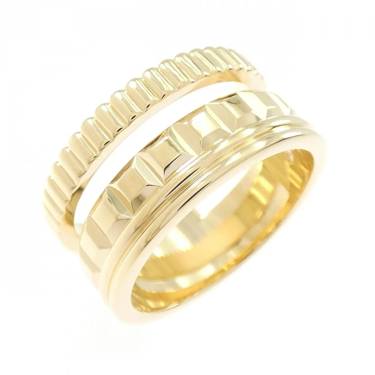 Boucheron Quatre Radiant Open Low Au750 Ring Size 13