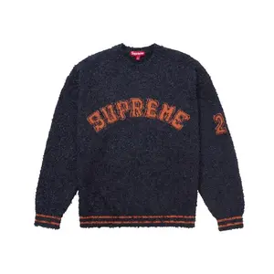 Supreme Textured Arc Sweater Navy (men) by StockX