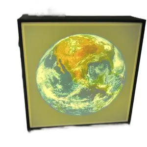 Beautiful Earth Lithophane LED Light Box