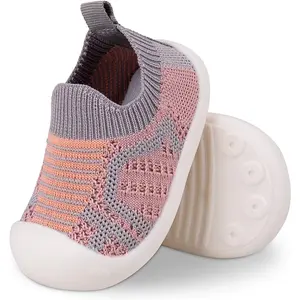 ay Walking Shoes Toddler Girl oy Soft Sole reathale Mesh Slip on Summer Wide Shoes Infant Flexile Lightweight Non-Slip Safer Causal Tennis Shoes Toddler First Walkers Shoes Ruer Soles Outdoor