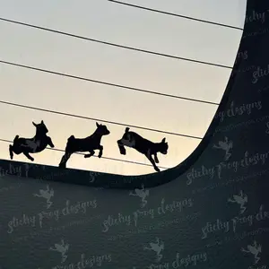 Goat Easter Egg Decal - Small Goat Sticker