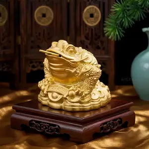 Three-Legged Golden Toad Ornament | Attract Wealth and Treasure | Wealth Rolling In