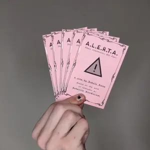 A.L.E.R.T.A. Share Information, Not Panic Zine