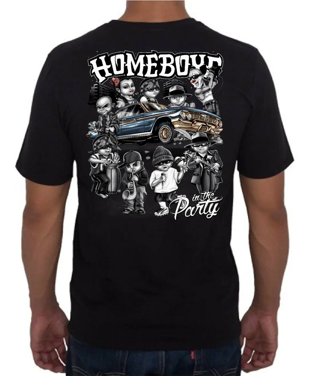 HOMEBOY Lowrider Tee – Front & Back Graphic