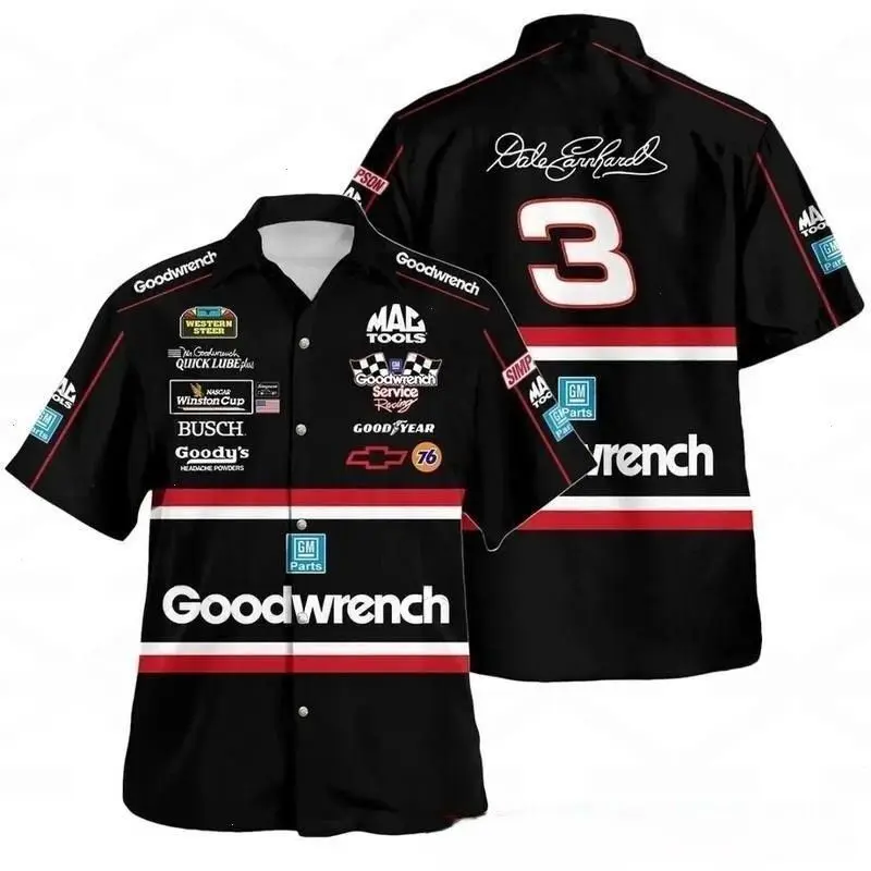 Dale Earnhardt Racing 1993 Hawaiian Shirt, Men's Casual Shirt, Car Fan Button Up Shirt over print