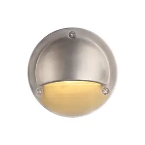 LeonLite® Semisfera Deck & Rail Light - Satin Nickel - 3000K