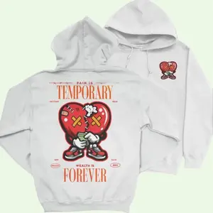 Pain is temporary hoodie