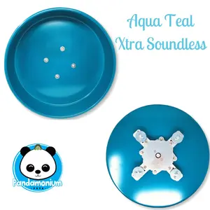 Aqua Teal XTRA Soundless Spinner- Xtremely LIGHT! Pandamonium Petsor