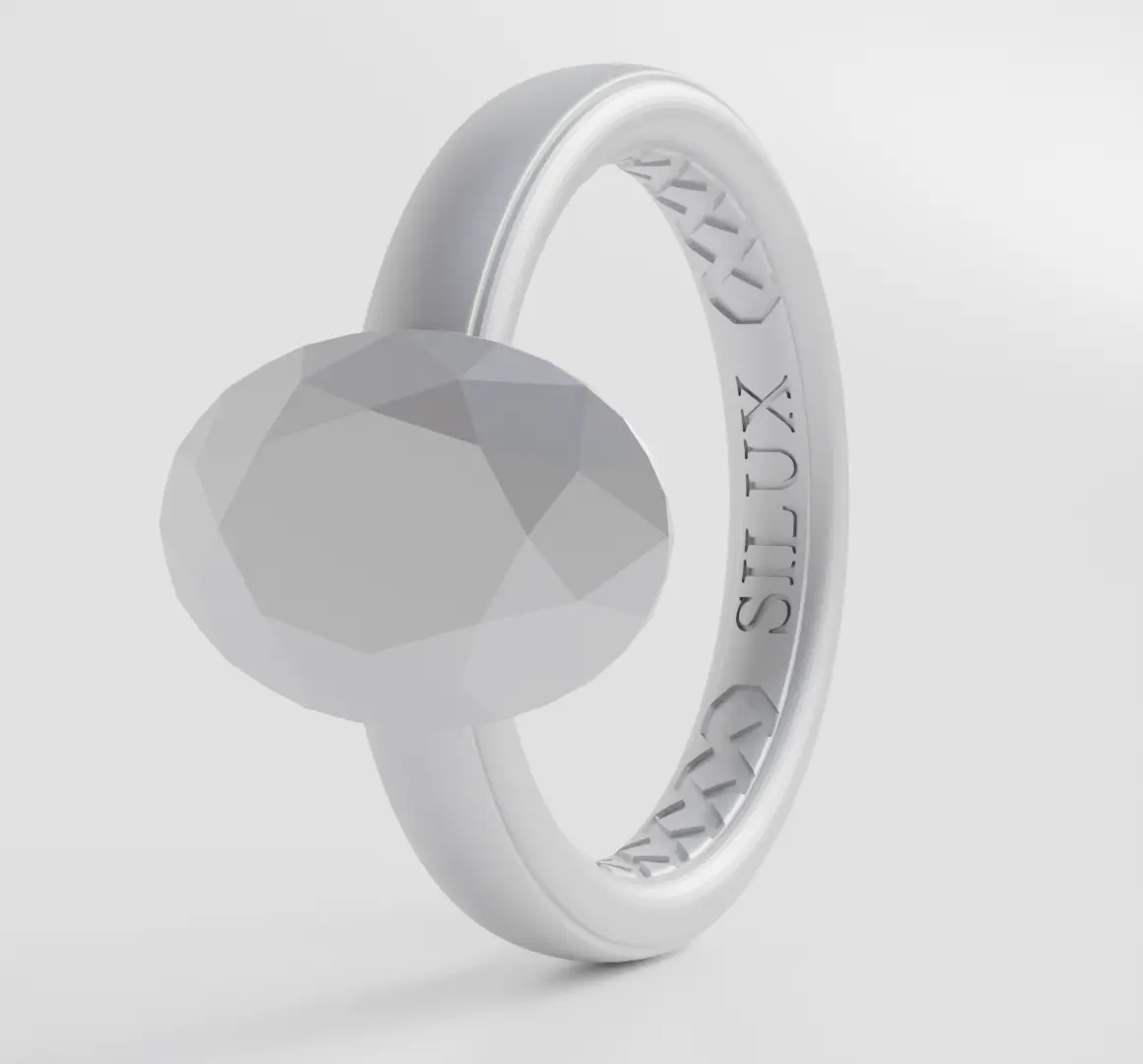 Oval Silicone Ring