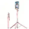 Qawtor 74.8in Portable Extendable Adjustable Selfie Stick-Tripod Stand - 360° Rotatable, Wireless Bluetooth, 10mRemote Control, Detachable Base, Button-Operated, EasySetup, Smartphone Accessory for Vlogging, LandscapeRecording