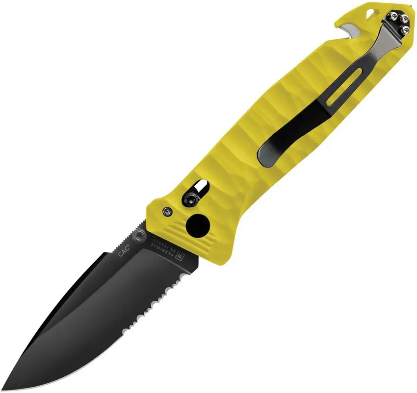 Utility Hi Viz Yellow (Serrated Blade)