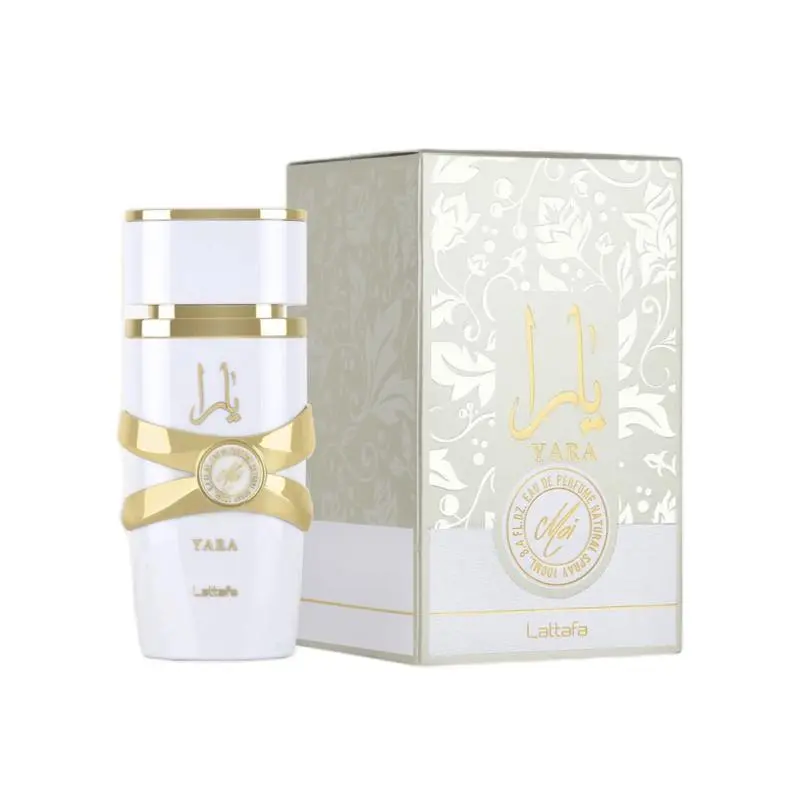 Lattafa Yara Moi Eau de Parfum for Women 3.40 Ounce 100 ml Long-Lasting Floral Fruity Gourmand Fragrance with Jasmine Peach & Sandalwood Notes
