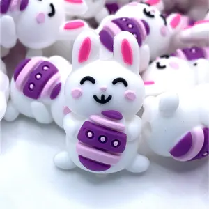 You Are Some Bunny Special 3D Silicone Focal Beads - Craft Supplies