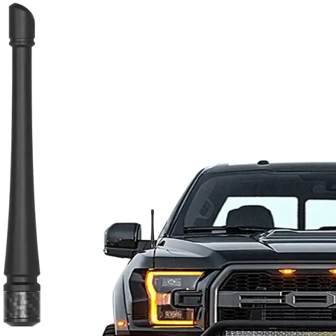 Compact Size Car Antenna Replacement for Cars & Motorcycles - Durable Construction Accessory, Optimized FM/AM Radio Signal Boost, Easy DIY Installation, Wide Coverage