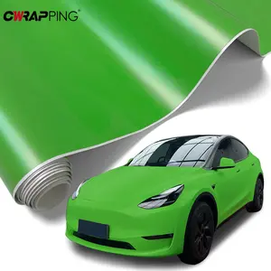 Matte Vinyl Customization Film Sticker Matte Apple Green Self-Adhesive Waterproof Vinyl Wrap Film for Car Tuning Accessories