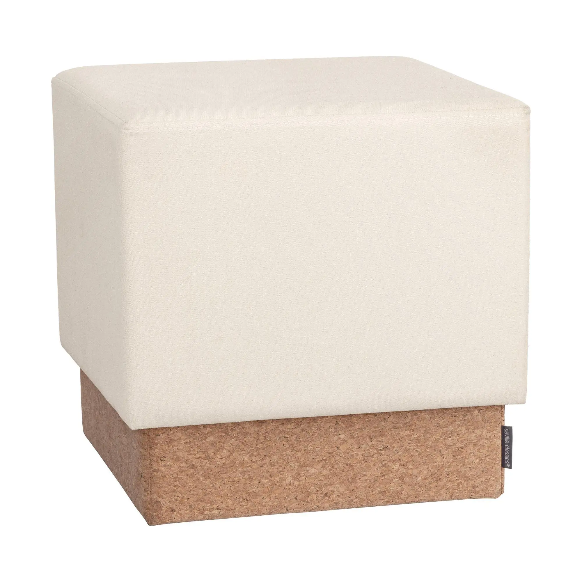 Seville Vineyard Collection Cork Cube Storage Ottoman Seville Vineyard Collection Cork Cube Storage Ottoman