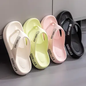 EZAFTRZ Women's  Flip-flops shower shoes with Platform Heels Comfortable & Stylish Casual EVA Slippers for Everyday Use Colorblock Design Slides Boho Style Sandal