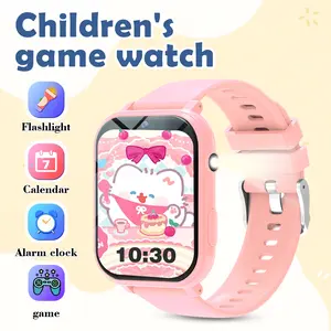 Smart Watch (Suitable for Boys And Girls) - Colorful Silicone Strap, Features Include Flashlight, Alarm Clock, Camera, Photo Album, Games, Calendar, Pedometer, Calculator, Stopwatch, 300Mah Battery