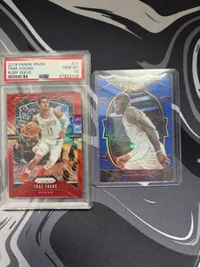 TRAE YOUNG PSA 10 and Select Lebron James CHASE Cards