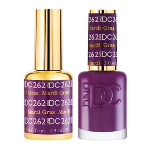 DND DC 262 MARDI GRAS Gel and Lacquer Duo nail care nail art