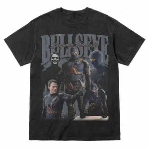 [Sale Up To 50%] Vintage Bullseye Daredevil T-Shirt, Benjamin Pointdexter, Graphic Streetwear T-shirt