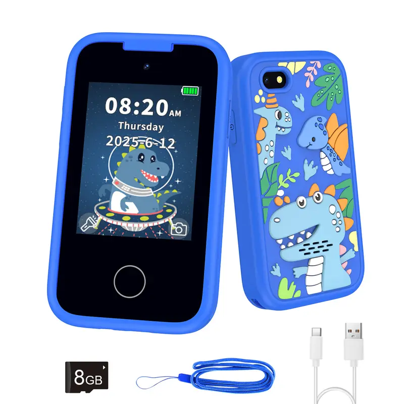 NIKUKU Multifunction Unisex Toy Tablet for Toddlers Age 3-9 - Kids Toys with Touchscreen, MP3 Player, Video Games, Dual Selfie Cameras, Flashlight, Alarm, Paint, Speakers, Habit Tracking, Calculator, Voice Recorder, Christmas Gifts for Kids