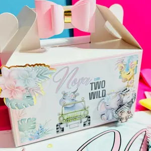 Safari Gable Box, Safari Party Theme, Safari Party Treats, Safari Party Favors favor boxes