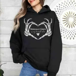Morally Romance Hoodie, STFUATTDLAGG Hoodie, Good Girl Hoodie, Bookish Sweatshirt - Tops, Pullover