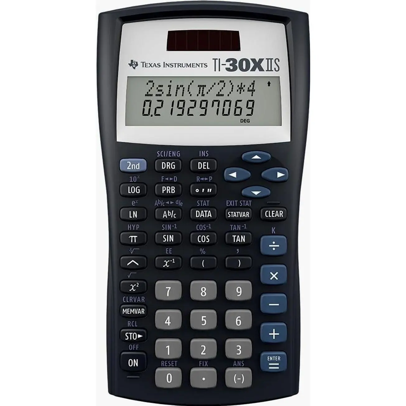 TI-30XIIS Scientific Calculator, Black