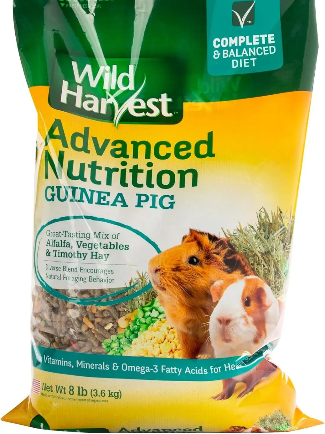 Advanced Nutrition Guinea Pig, Complete And Balanced Diet, 8 Pounds