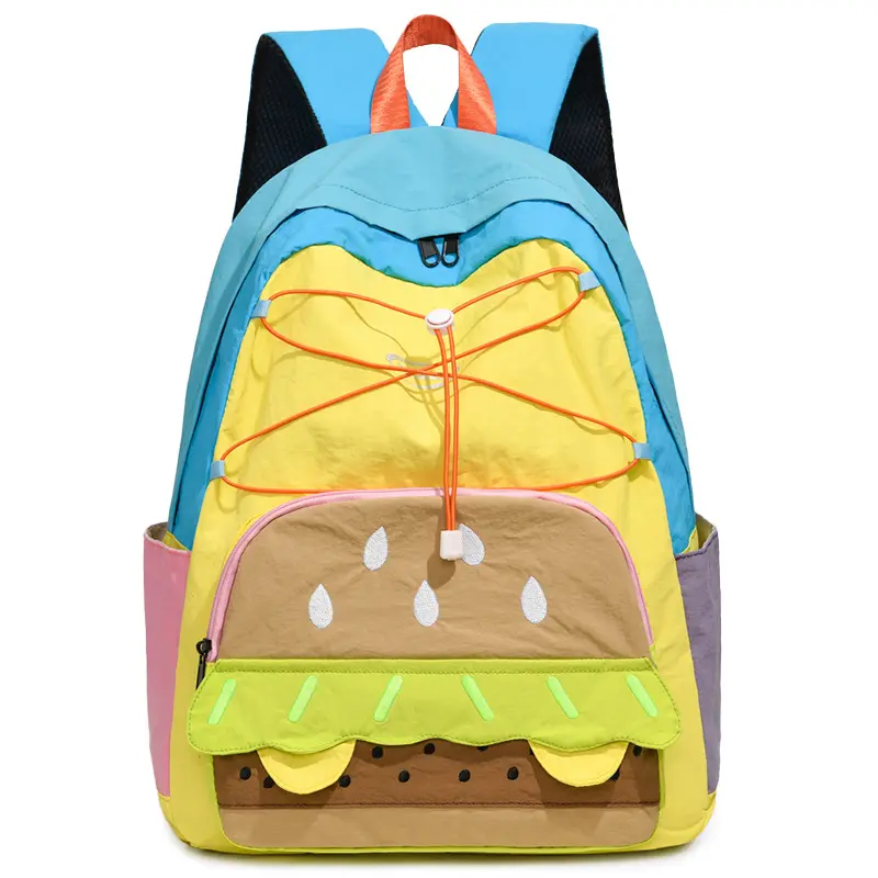 Cute Cartoon Student Backpack — High Aesthetic Appeal, Large Capacity, Minimalist Design; Youthful Girls’ School Bag, Double-Shoulder Pack