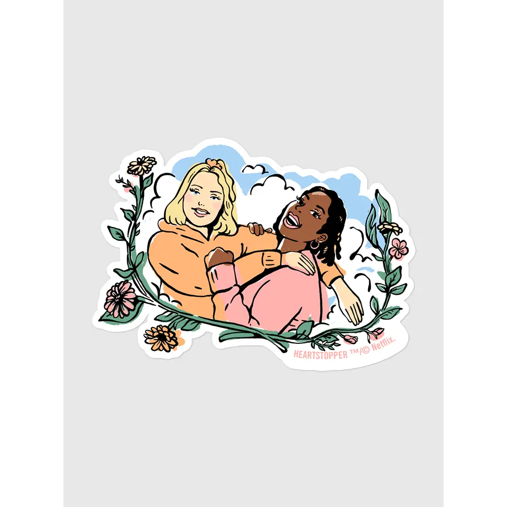 Netflix Heartstopper Tara & Darcy Sticker – Cute Collectible Decal for Laptops, Water Bottles, and Notebooks
