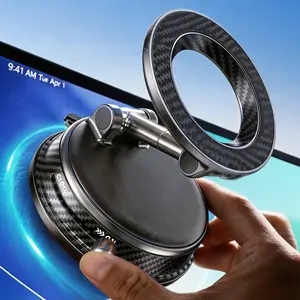 ANIRUN-Vacuum Magnetic Car PhoneHolder,Car Phone Mount, 360° Adjustable forMagSafe Car Holder Foldable Suction PhoneMount for Car, for Garmin GPS/Mirror/Smooth Surface, for iPhone 17 16 Pro Max 15,and Android,#SummerVibes,mothersdaygift