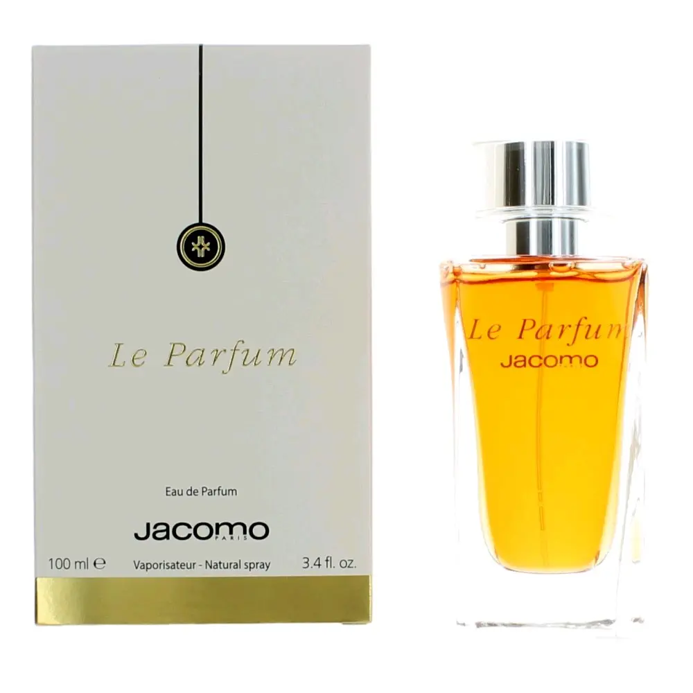 Jacomo Le Parfum Eau de Parfum for Women, Crisp Citrus Fragrance with Peach, Jasmine and Vanilla Musk, 3.4 fl oz Spray, Spray Bottle, Crisp Citrus Women's Fragrance
