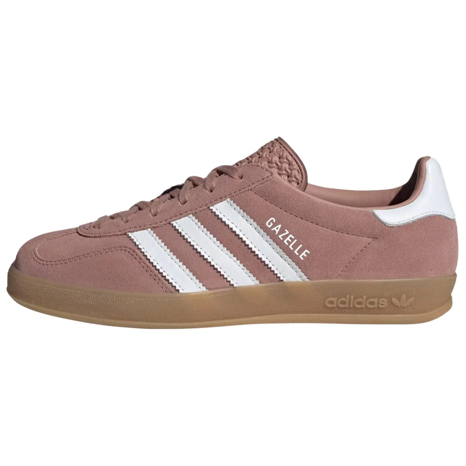 Adidas Wmns Gazelle Indoor 'Warm Clay Gum' Women's Classic Athletic Trainer, Round Toe Lace-Up Shoe, All-Season Indoor Sports Footwear, Sports Shoes, Casual, Indoor Use