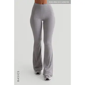 Pro-Technical Flared Leggings - Heather Gray