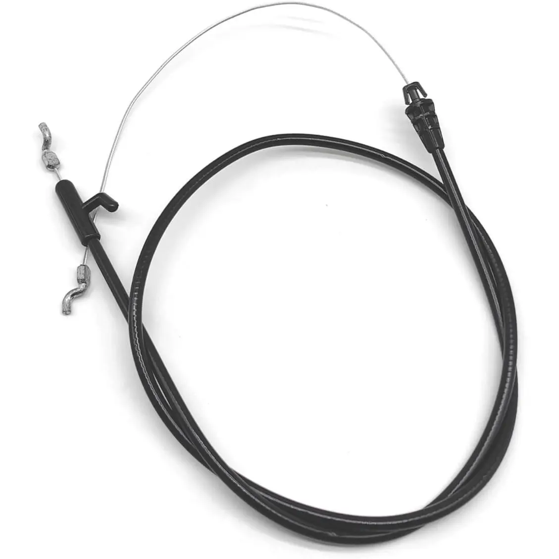 1x 946-04661A Control Cable, Push Lawn Mower Throttle Cable Replacement for TB110, TB230 Models, Replace OEM Numbers 746-04661, 746-04661A, 946-04661, 51 Inches Overall Direct Replacement