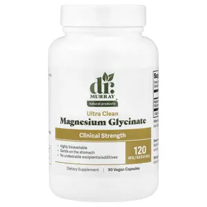Dr. Murray's Magnesium Glycinate, 120 mg, 90 Vegan Capsules