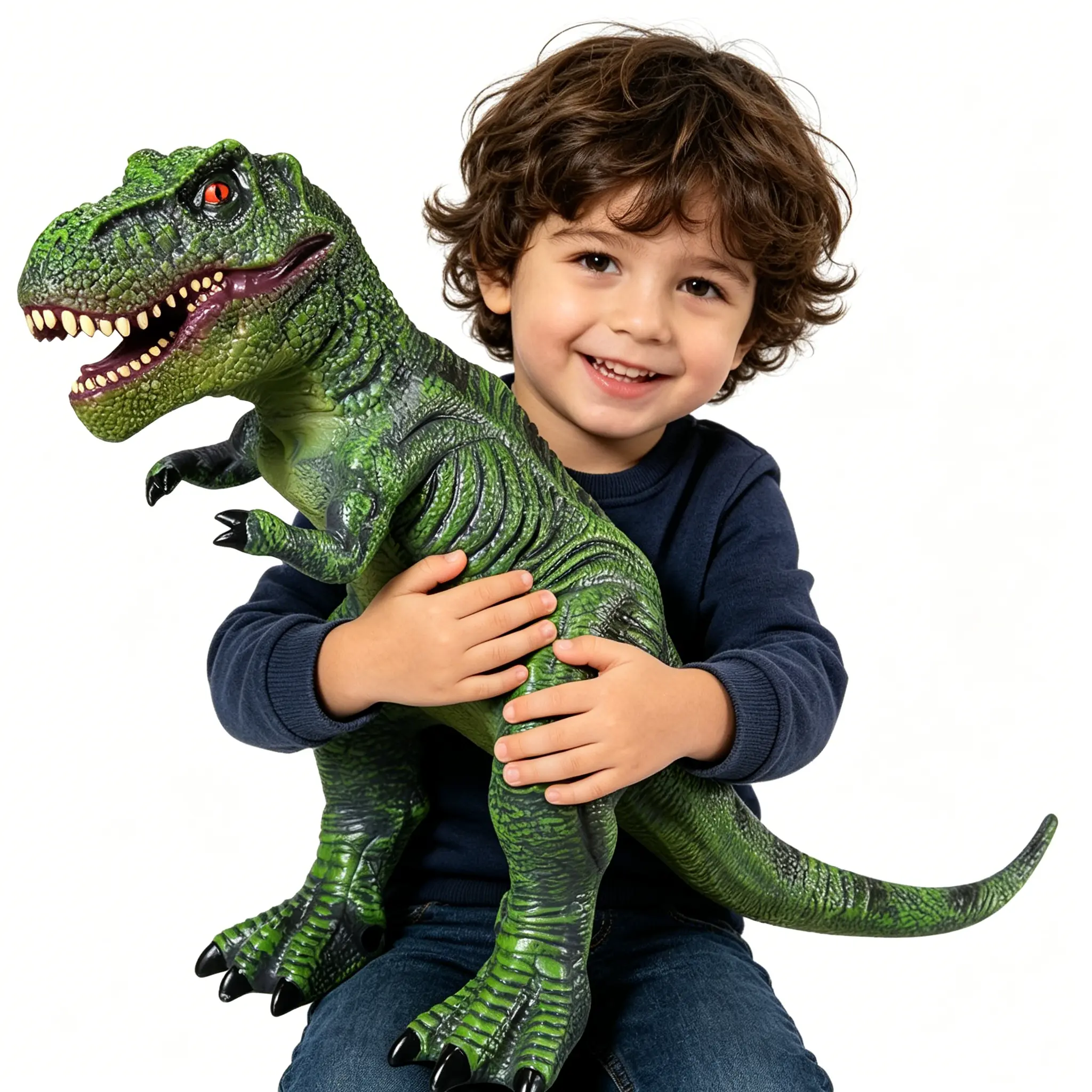 28-in Soft Inflatable Tyrannosaurus Rex Figure, Large Dino Action Toy for Kids, Dino Party Favors