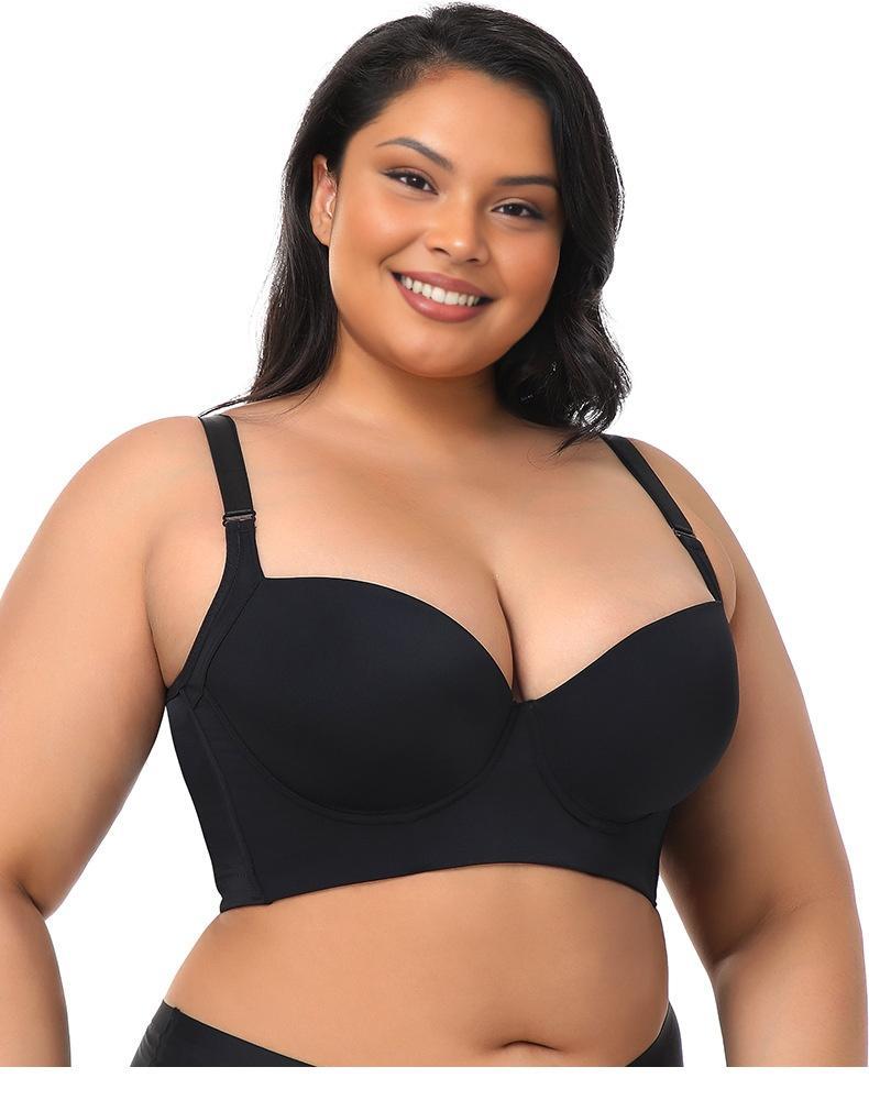 New-Plus size girls' bra, comfortable, slimming and anti-sagging New-Plus size girls' bra, comfortable, slimming and anti-sagging