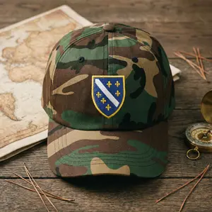 Bosnia Soccer Embroidered Dad Hat, Zmajevi Fan Cap, Adjustable Football Supporter Hat