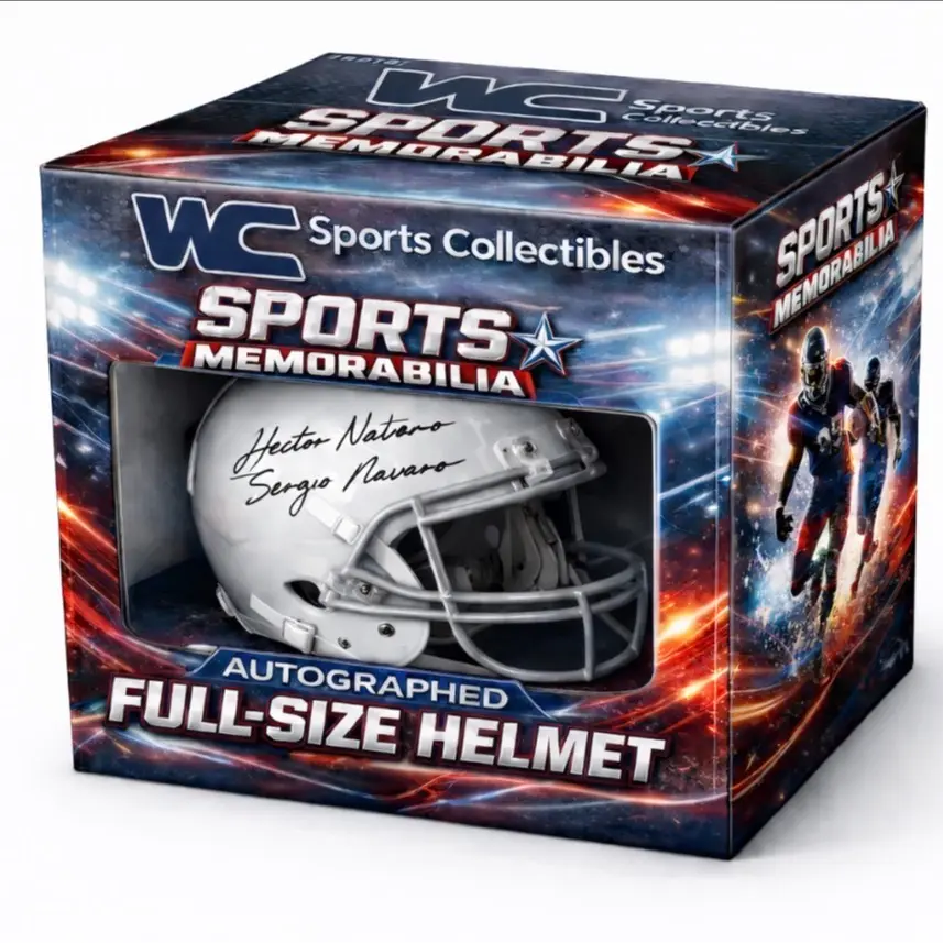 1- WestCoast Sports Collectible Platinum Box Helmet
