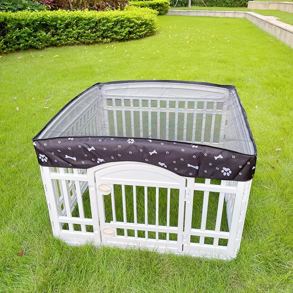 Cat Fence Mesh Top Cover, Washable Pet Fence Cover without Playpen, Dog Gaming House Mesh Top Cover, Pet Supplies for Outdoor & Indoor, Dog & Cat Supp