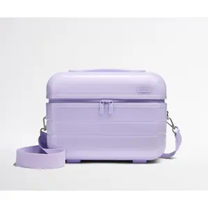 The Train Case in Glazed Lavender Haze Purple